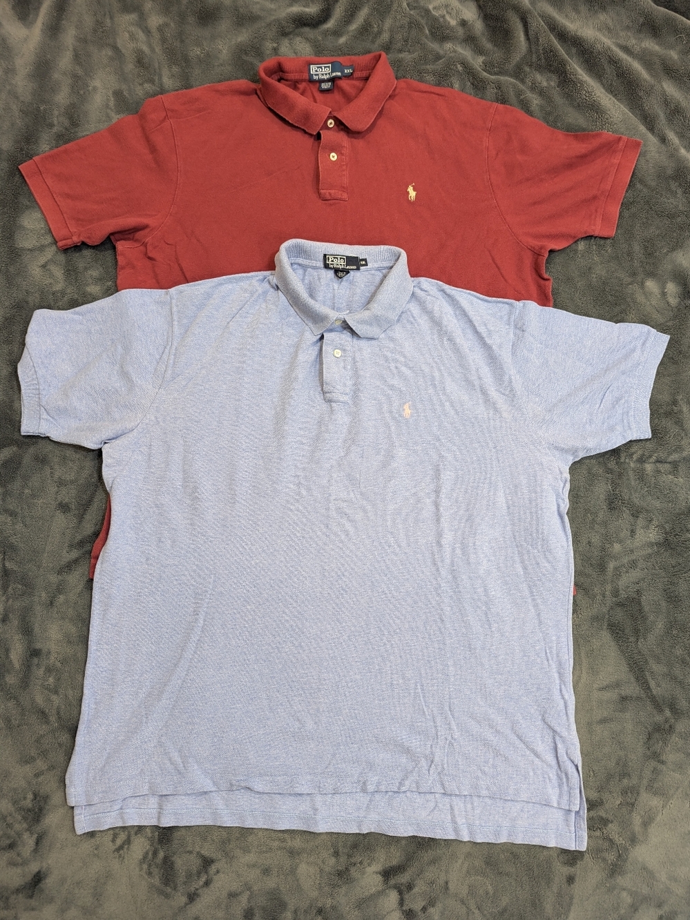 2 Polo Ralph Lauren Men's Classic Short Sleeve Polo With Pony Preppy Office Acad